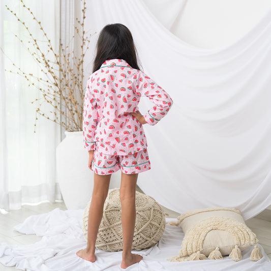 PInk Cotton Night Dress