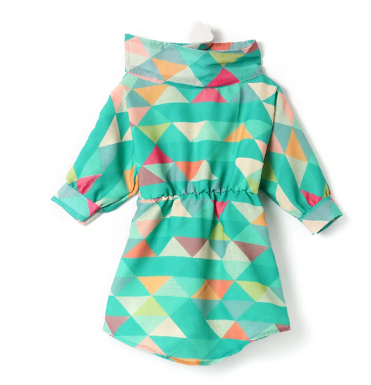 Geometric Pattern Dress-Multi