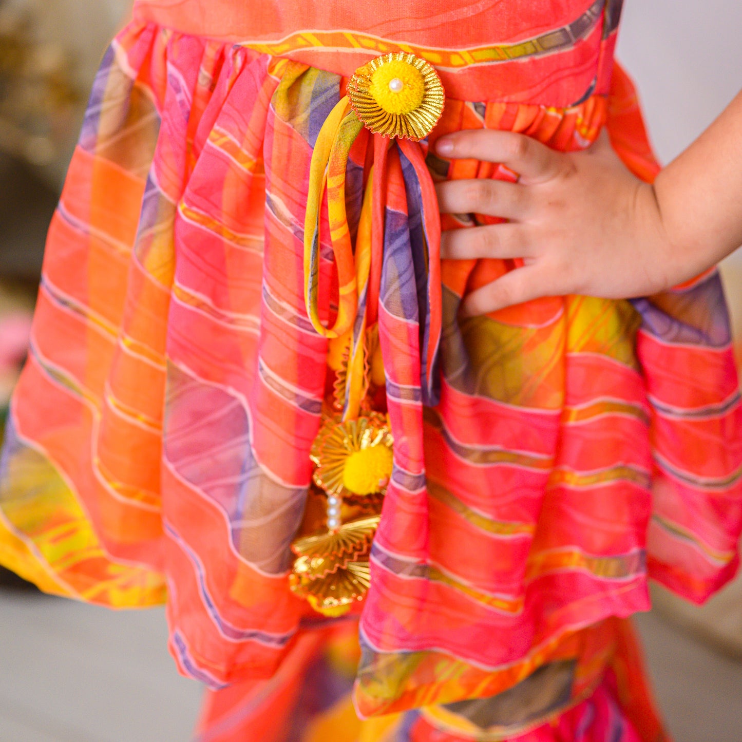 LEHERIYA PEPLUM AND SHARARA