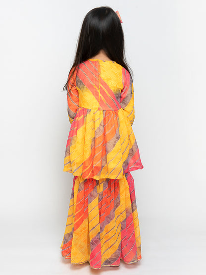 LEHERIYA PEPLUM AND SHARARA