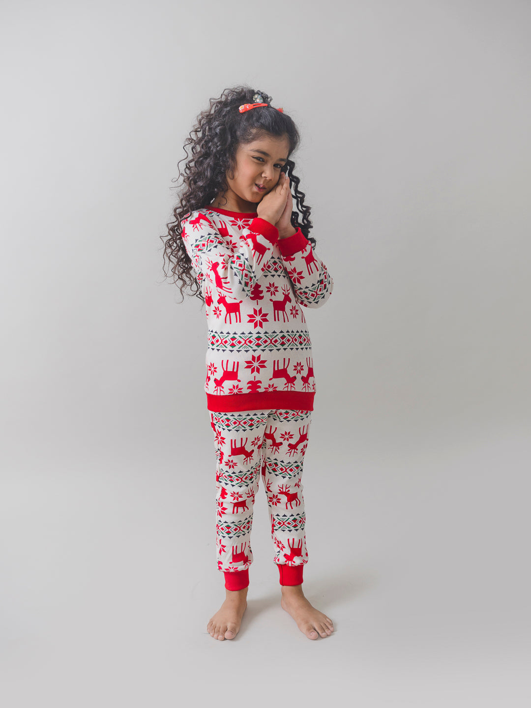 Red and White All Day and Night Co-ord  Set