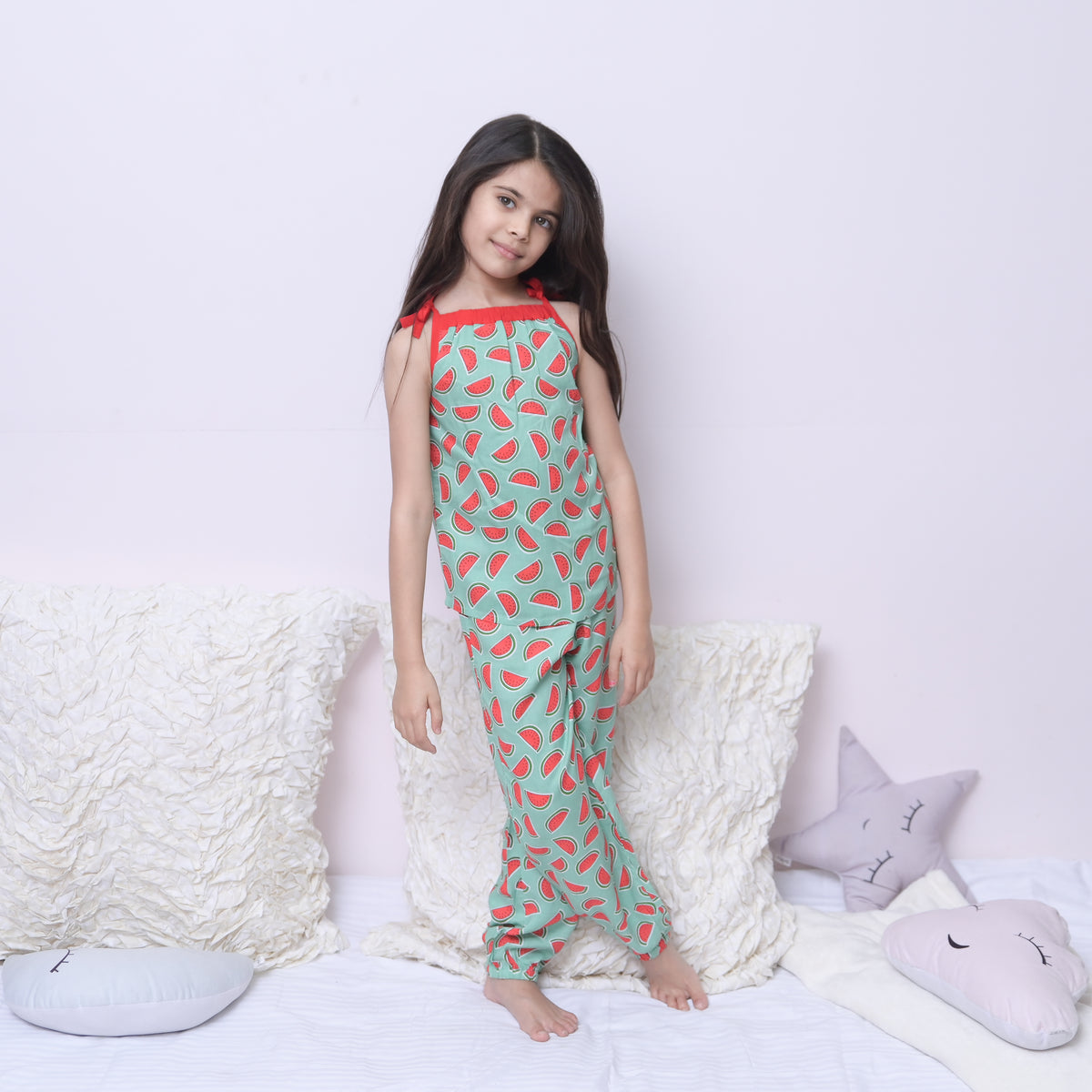 Watermelon Print Night Dress Set