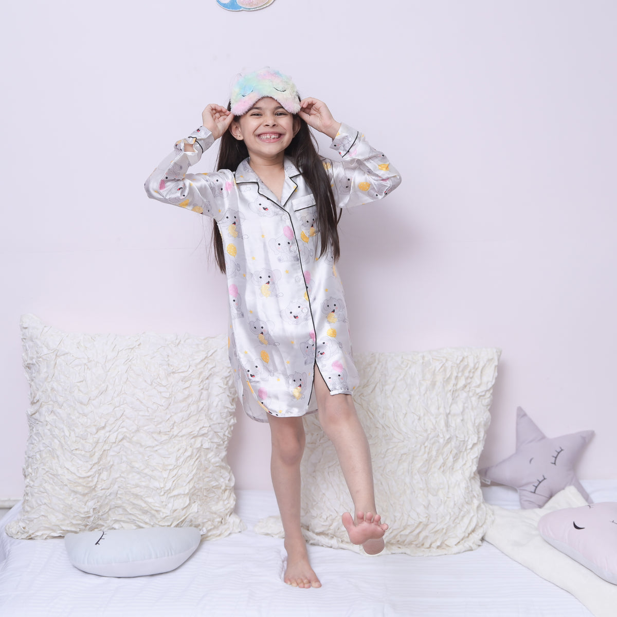 Elephant Print Night Dress