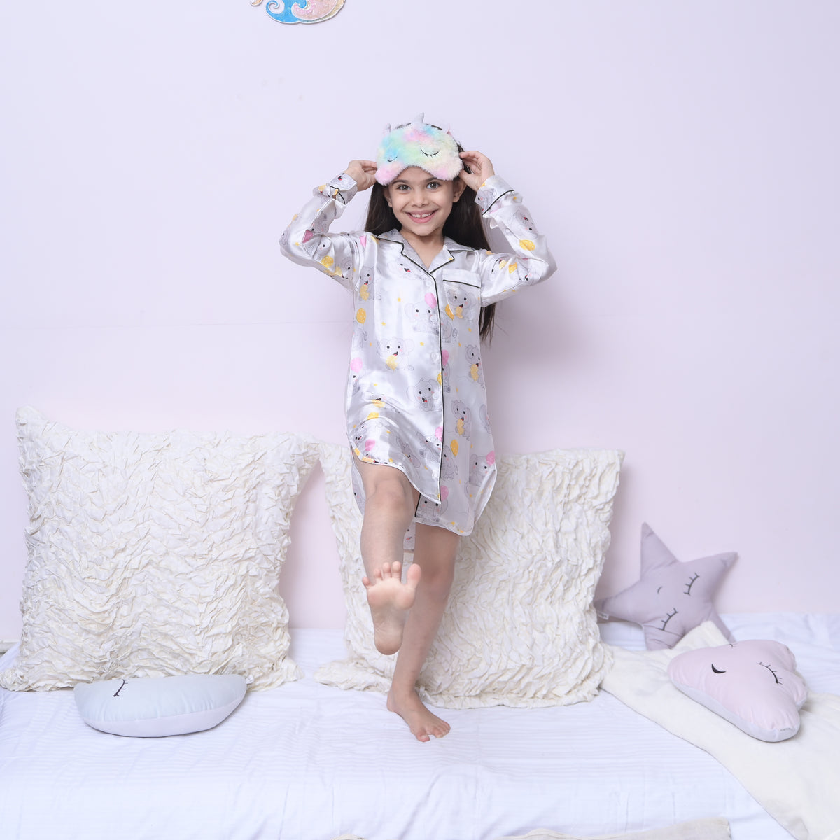 Elephant Print Night Dress