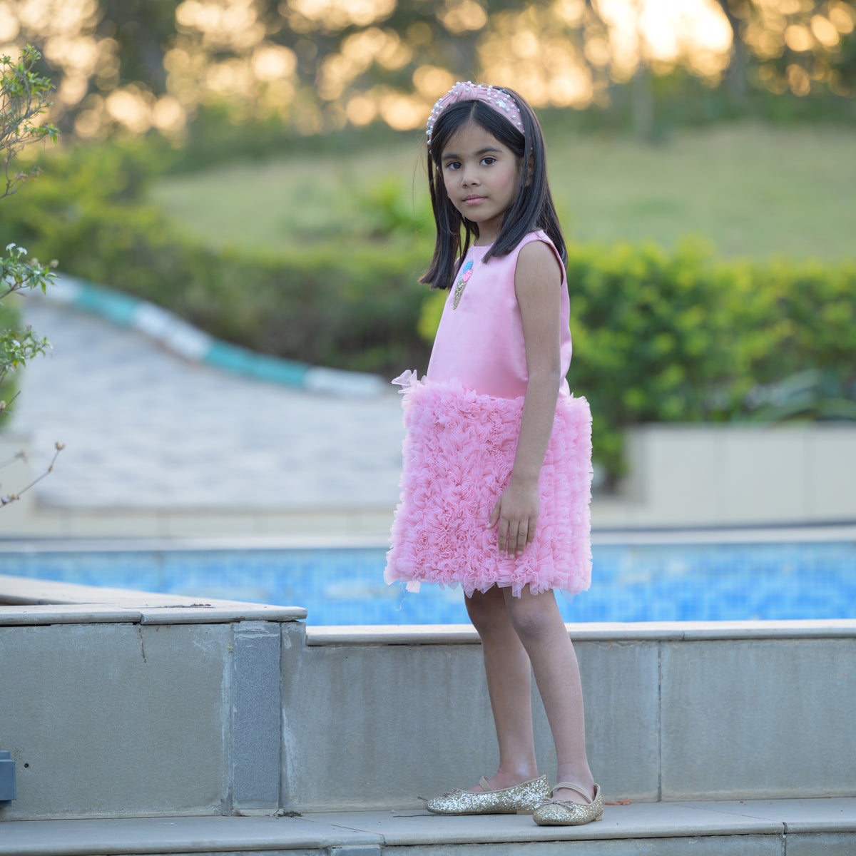 Candy Floss Pink Party Dress